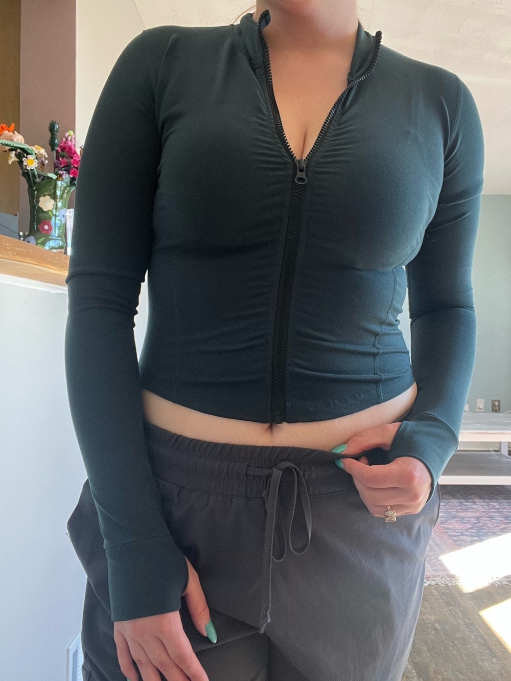 Athletic zip-up